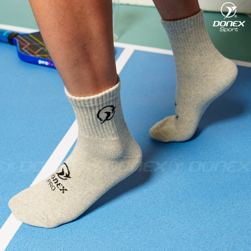 Tất thể thao Donex Gear cổ ngắn S80 ghi